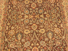 handmade Transitional Design Brown Ivory Hand Knotted RECTANGLE 100% WOOL area rug 3x5