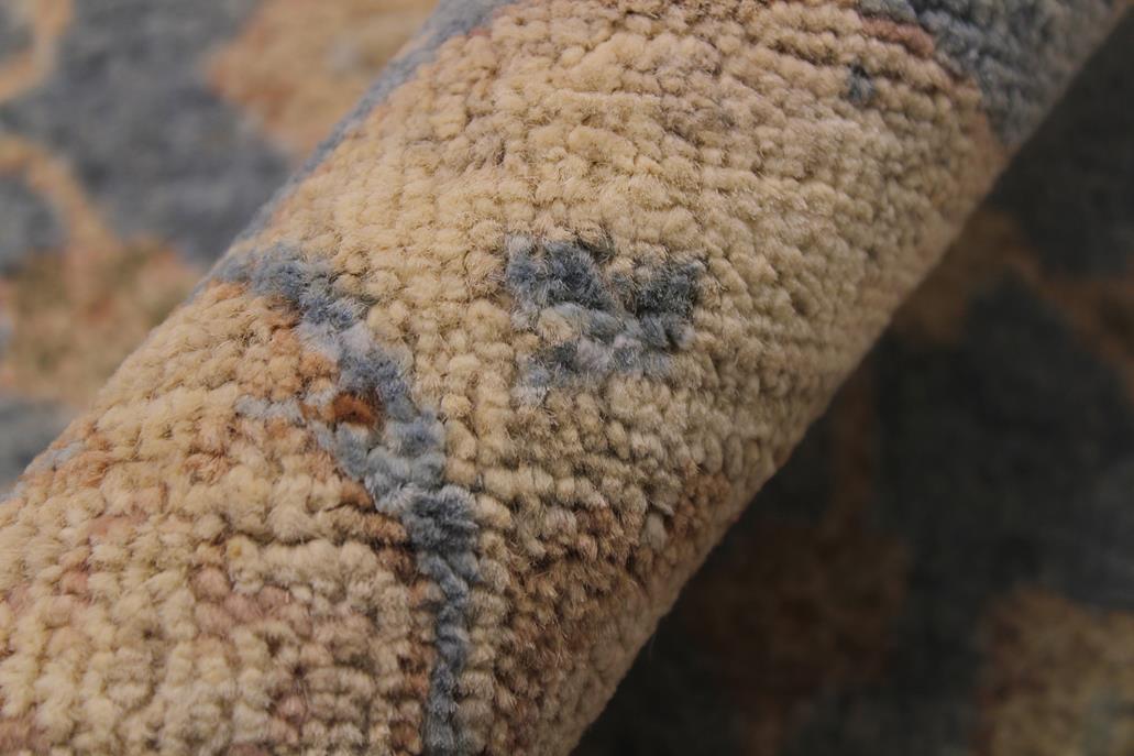 handmade Traditional Kafkaz Blue Ivory Hand Knotted RUNNER 100% WOOL area rug 3 x 13