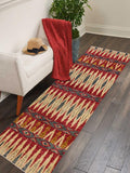 handmade Modern Kafkaz Pink Green Hand Knotted RUNNER 100% WOOL area rug 3x8 