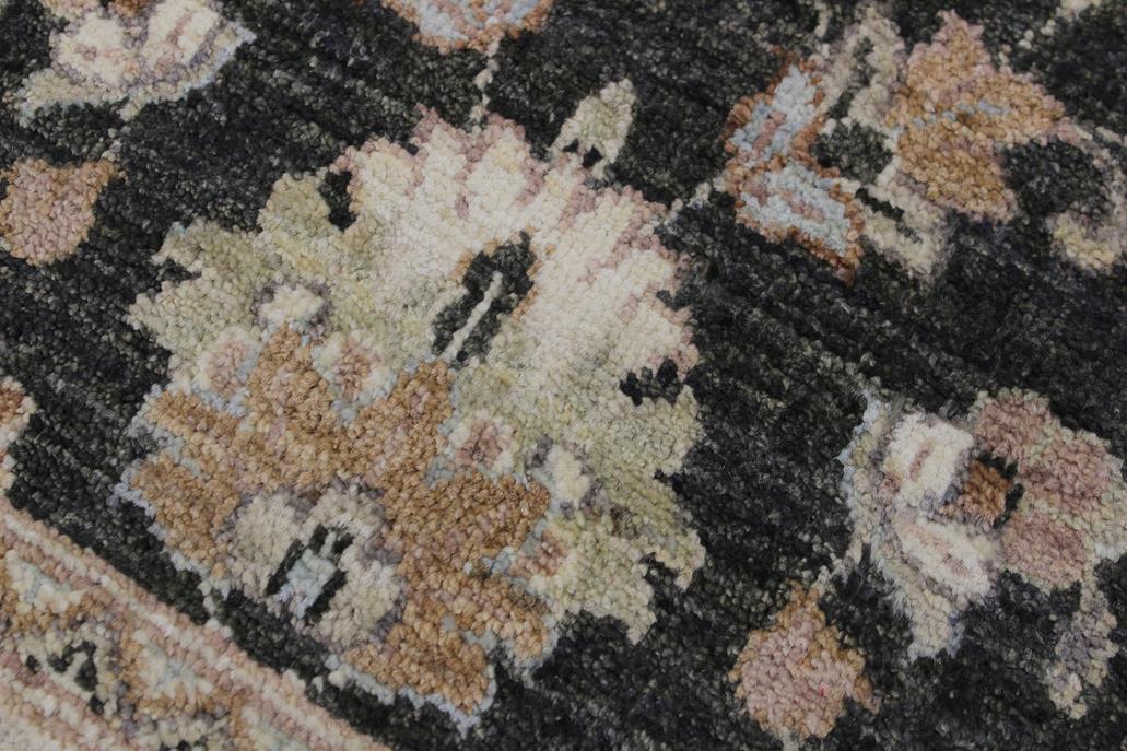 handmade Traditional Kafkaz Gray Ivory Hand Knotted RUNNER 100% WOOL area rug 3 x 8