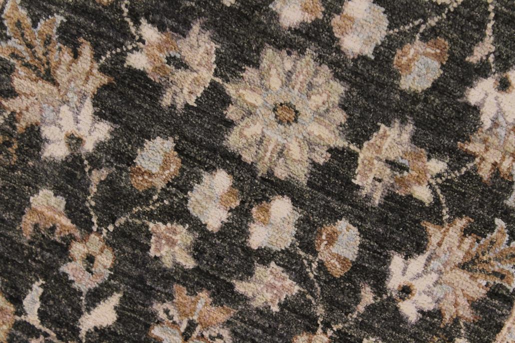 handmade Traditional Kafkaz Gray Ivory Hand Knotted RUNNER 100% WOOL area rug 3 x 8