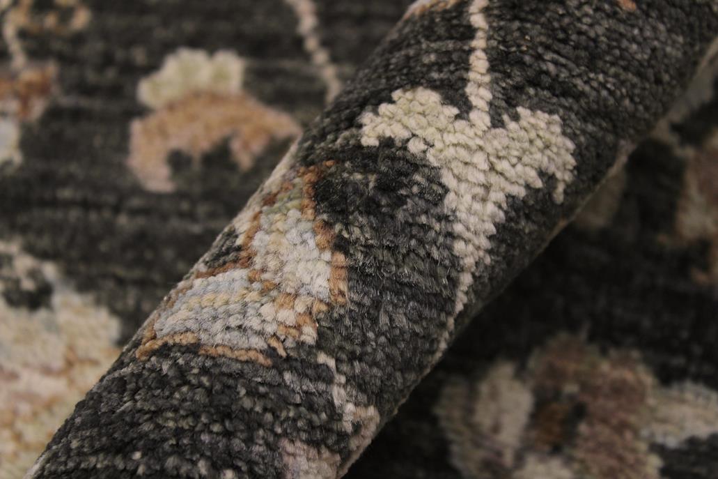 handmade Traditional Kafkaz Gray Ivory Hand Knotted RUNNER 100% WOOL area rug 3 x 8