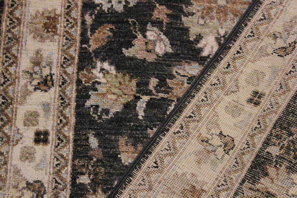 handmade Traditional Kafkaz Gray Ivory Hand Knotted RUNNER 100% WOOL area rug 3 x 8