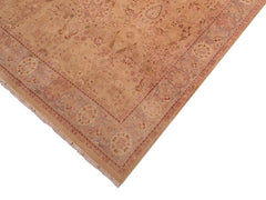 handmade Traditional Sultanabad Gold Gray Hand Knotted RECTANGLE 100% WOOL area rug 8x10