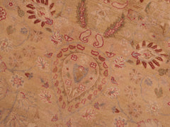 handmade Traditional Sultanabad Gold Gray Hand Knotted RECTANGLE 100% WOOL area rug 8x10