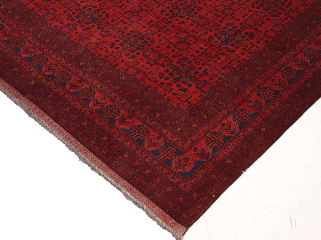 handmade Tribal Biljik Khal Mohammadi Red Blue Hand Knotted RECTANGLE 100% WOOL area rug 10x13