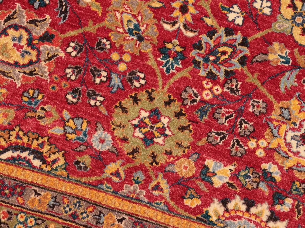 handmade Traditional  Red Blue Hand Knotted RECTANGLE 100% WOOL area rug 8x11