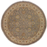 A09650, 910"x10 1",Traditional                   ,10x10,Grey,IVORY,Hand-knotted                  ,Pakistan   ,100% Wool  ,Round      ,652671179181