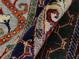 handmade Transitional Shawl Blue Ivory Hand Knotted RUNNER 100% WOOL area rug 2x10