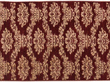 handmade Modern Kafkaz Red Ivory Hand Knotted RUNNER 100% WOOL area rug 3x19 