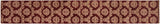 handmade Modern Kafkaz Red Ivory Hand Knotted RUNNER 100% WOOL area rug 3x19 