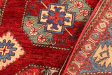 handmade Transitional Kafkaz Chobi Ziegler Red Rust Hand Knotted RECTANGLE 100% WOOL area rug 6 x 8