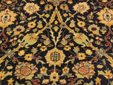 handmade Transitional  Blue Red Hand Knotted RECTANGLE 100% WOOL area rug 4x6