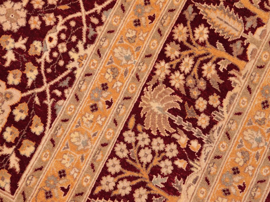 handmade Traditional Design Red Gold Hand Knotted RECTANGLE 100% WOOL area rug 8x10