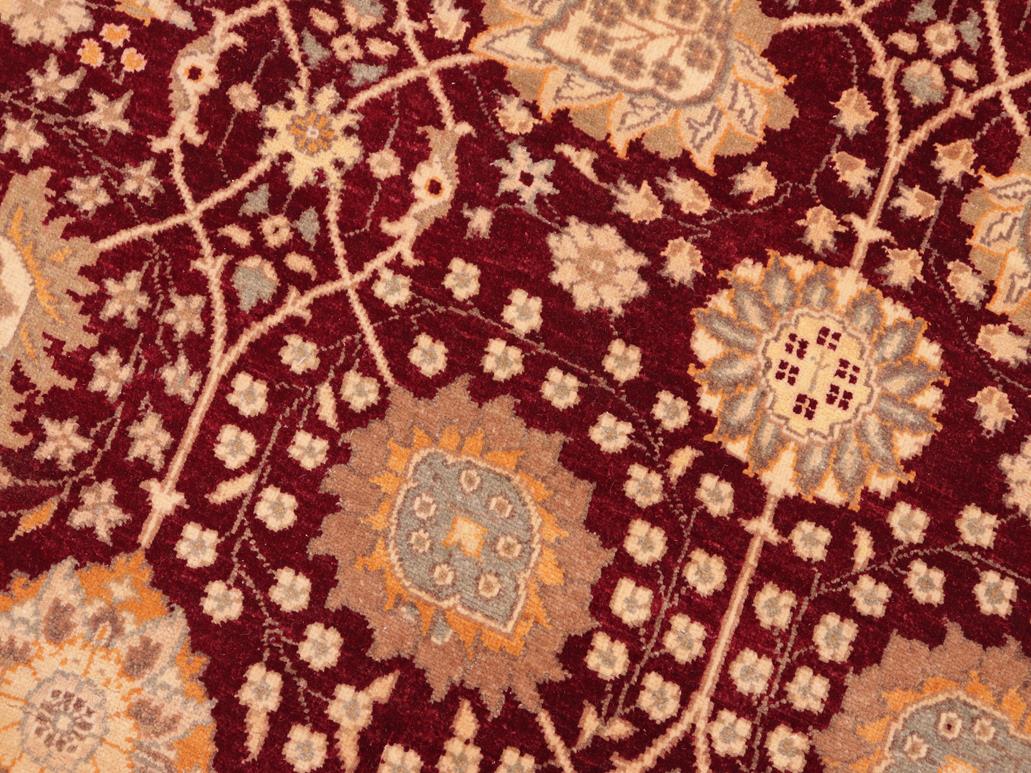 handmade Traditional Design Red Gold Hand Knotted RECTANGLE 100% WOOL area rug 8x10