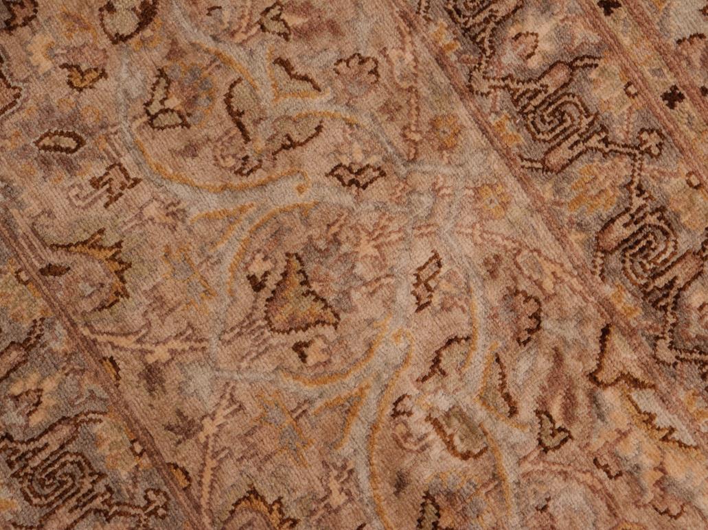 handmade Traditional  Blue Tan Hand Knotted RECTANGLE 100% WOOL area rug 8x11