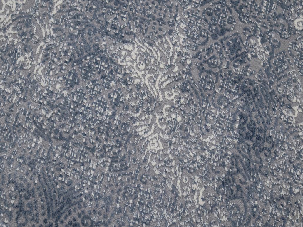 handmade Transitional Distressed Gray Blue Machine Made RECTANGLE POLYESTER area rug 9x12