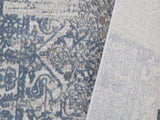 handmade Transitional Vintage Beige Blue Machine Made RECTANGLE POLYESTER area rug 9x12