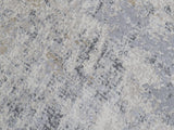handmade Transitional Vintage Blue Beige Machine Made RECTANGLE POLYESTER area rug 6x9