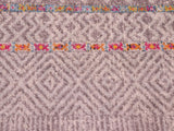 handmade Geometric Modern Light Gray Pink Machine Made RECTANGLE POLYESTER area rug 10x14