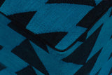 handmade  Ottoman Blue Black HandmadeRECTANGLE 100% WOOL area rug
