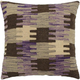 Modern Turkish Trinity Hand Woven Kilim Throw Pillow