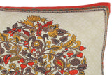 handmade Turkish Throw Pillow Beige Gold  SQUARE SILK area rug