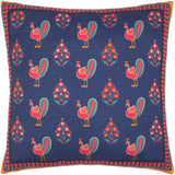 Peacock Gwenda Rustic Silk Pillow