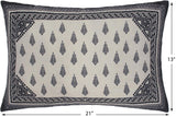 handmade Turkish Throw Pillow Ivory Blue  RECTANGLE SILK area rug