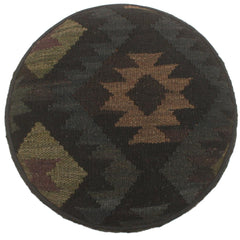handmade Vintage Black Blue Hand-made ROUND 