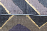 handmade Modern Ottoman Blue Gray Hand-made SQUARE handmade ottoman pouf