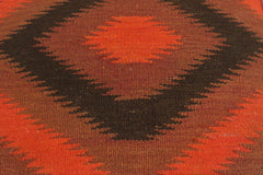 handmade Traditional Ottoman Red Black Hand-made SQUARE 100% WOOL 