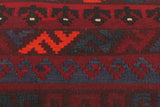 handmade Traditional Settees Burgundy Red Hand-made RECTANGLE Vegetable dyed wool and wood  36'' x 18'' x 14''