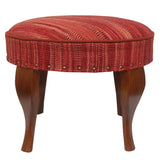 Modern Adelyn Handmade Kilim Upholstered Ottoman