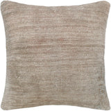 Contemporary Chong Vintage Distressed Handmade Rug Pillow