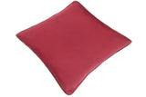 handmade  Pillow Red Red Hand-Woven SQUARE VELVET pillow