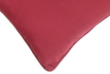 handmade  Pillow Red Red Hand-Woven SQUARE VELVET pillow