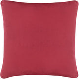handmade  Pillow Red Red Hand-Woven SQUARE VELVET pillow