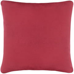 handmade  Pillow Red Red Hand-Woven SQUARE VELVET pillow