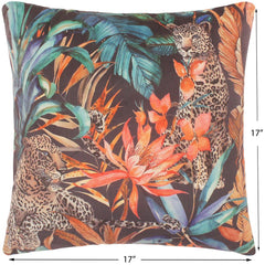 handmade  Pillow Blue Green Hand-Woven SQUARE PRINTED VEL pillow