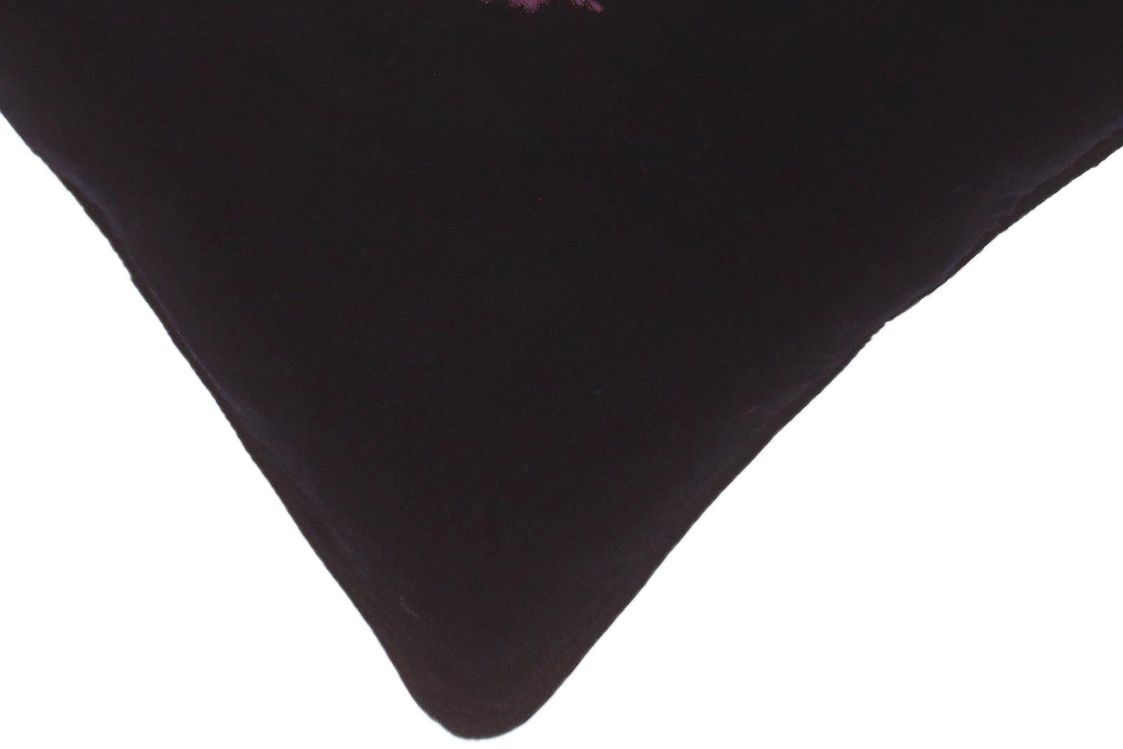 handmade  Pillow Blue Pink Hand-Woven SQUARE VELVET EMBR pillow