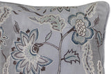 handmade  Pillow Gray Blue Hand-Woven SQUARE SILK EMBROI pillow