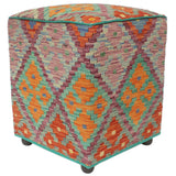 Urban Trevon Handmade Kilim Upholstered Ottoman