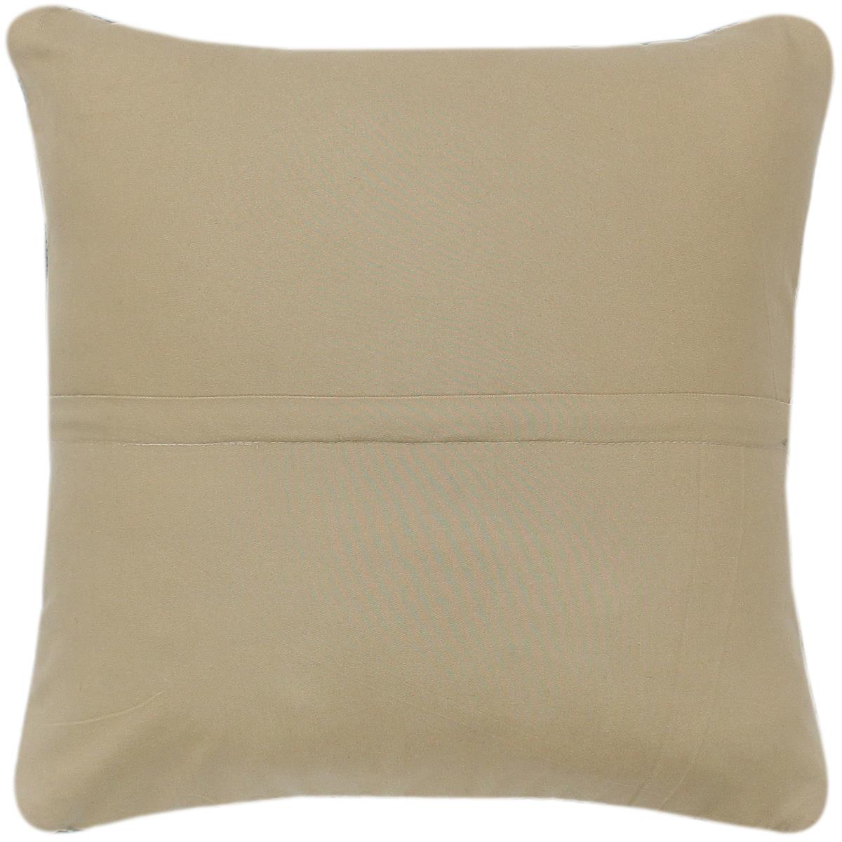 handmade Modern Red Beige Hand-Woven SQUARE 100% WOOL Pillow