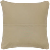 handmade Modern Green Green Hand-Woven SQUARE 100% WOOL Pillow