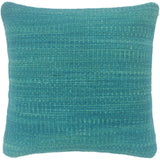 handmade Modern Green Green Hand-Woven SQUARE 100% WOOL Pillow