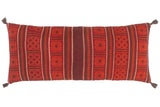 Antique Turkish Rustic Chin Kilim Lumbar Pillow