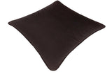 handmade  Pillow Black Black Hand-Woven SQUARE VELVET pillow