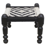 Turkish Tribal Abstract Ellison Multipurpose Upholstered Bench