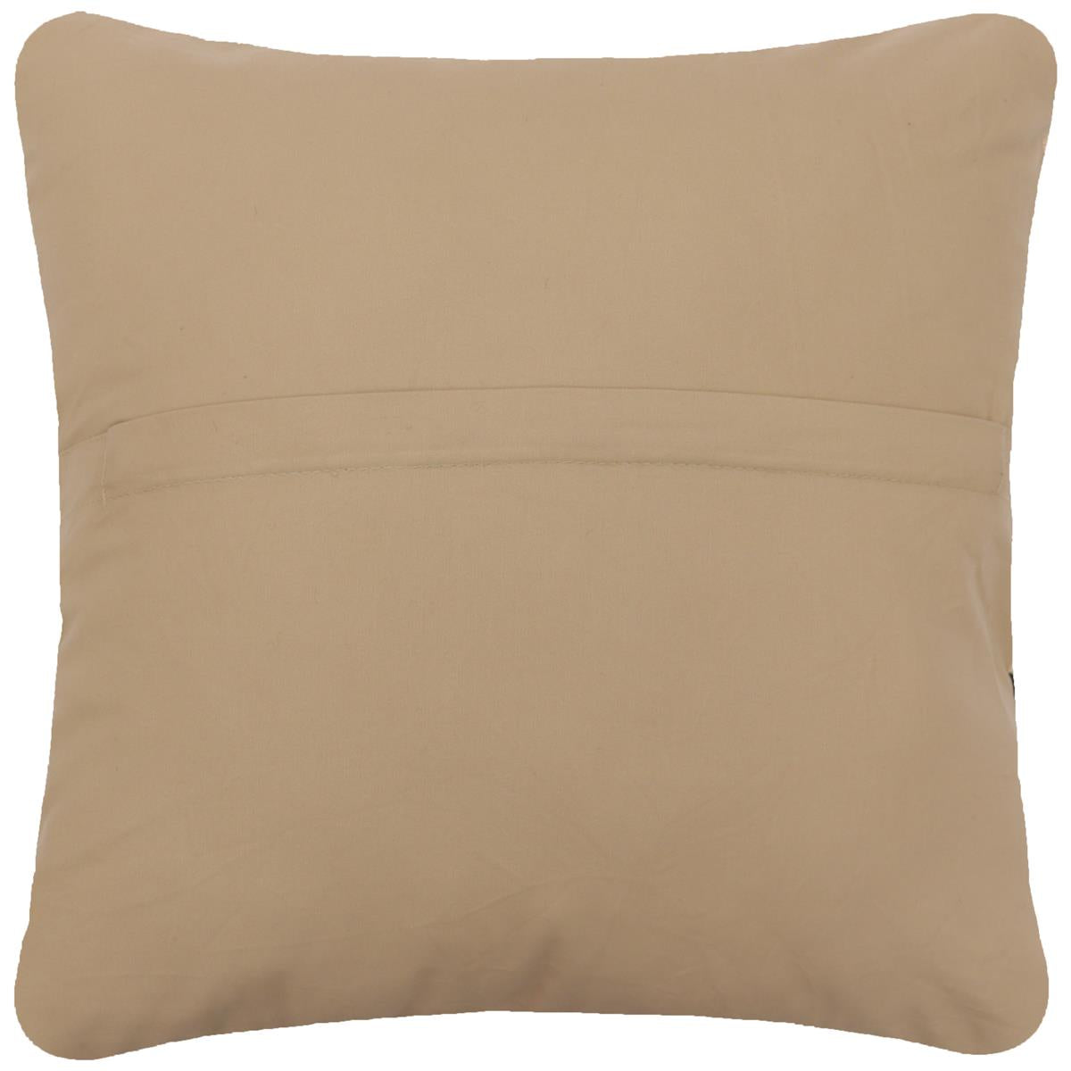 handmade Modern Pillow Beige Black Hand-Woven SQUARE 100% WOOL  Hand woven turkish pillow  2 x 2